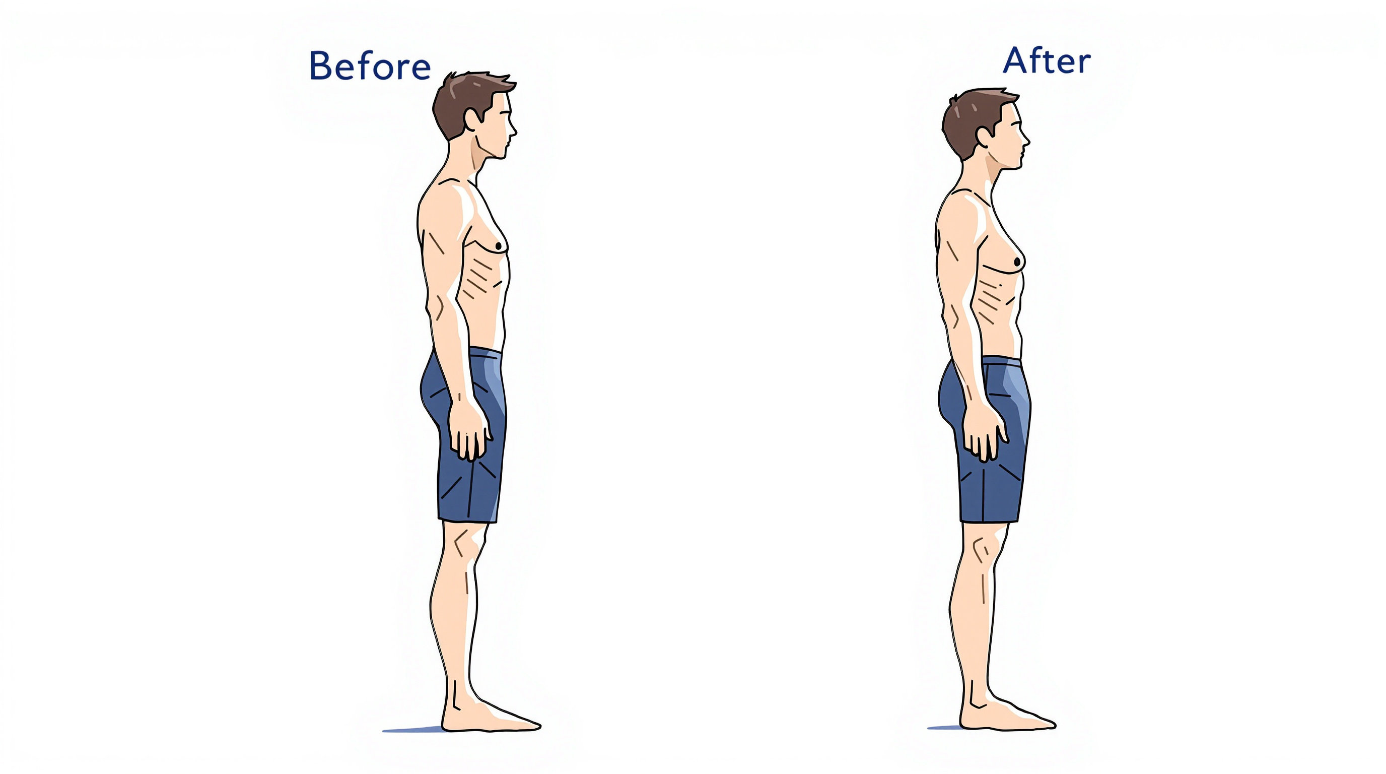 Amélioration posture grâce au Pilates
