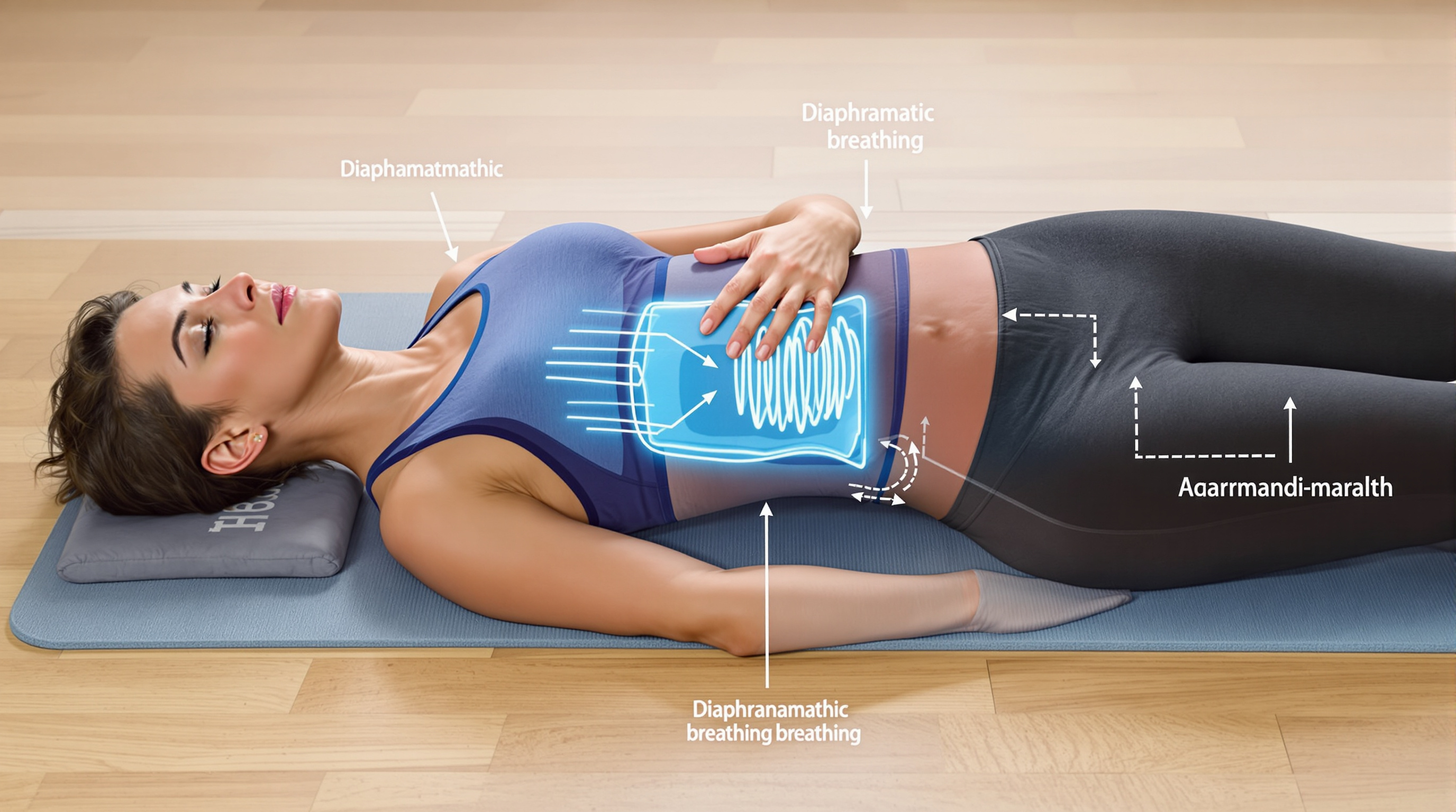 Technique de respiration diaphragmatique